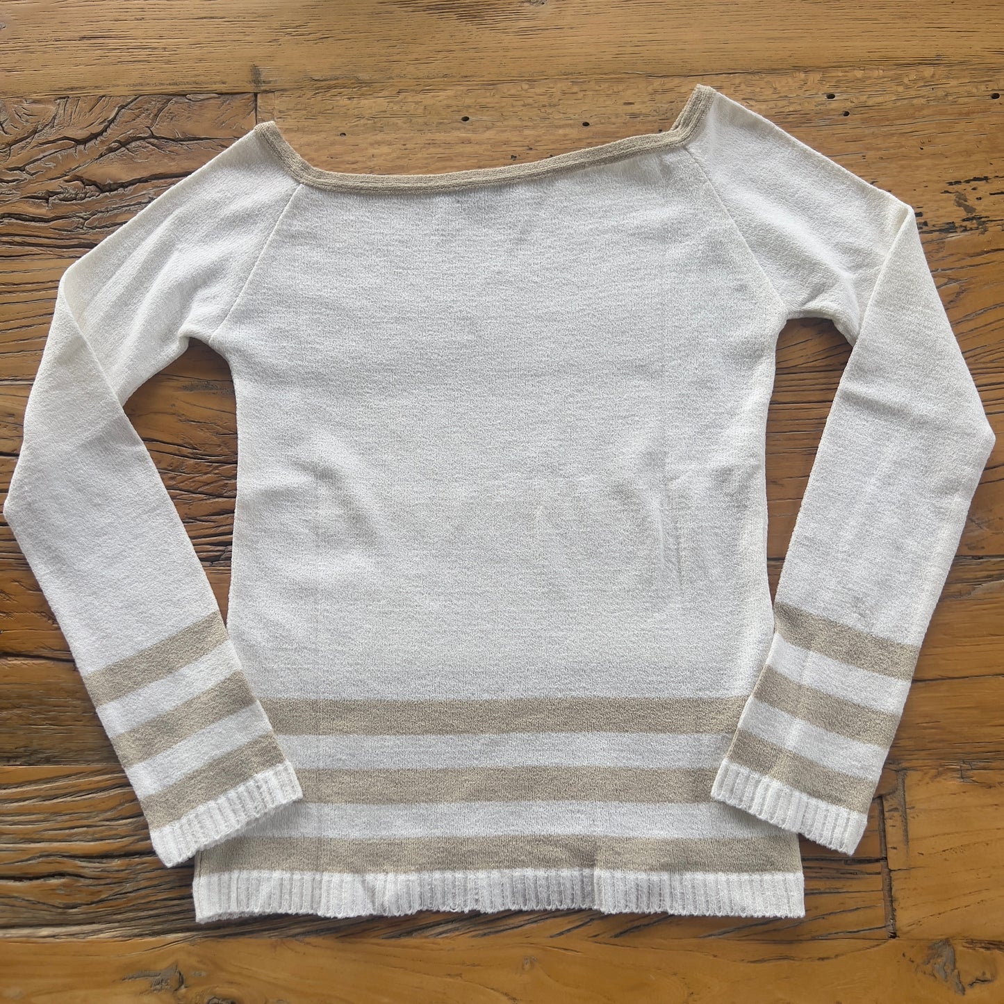 stripe knit long sleeve