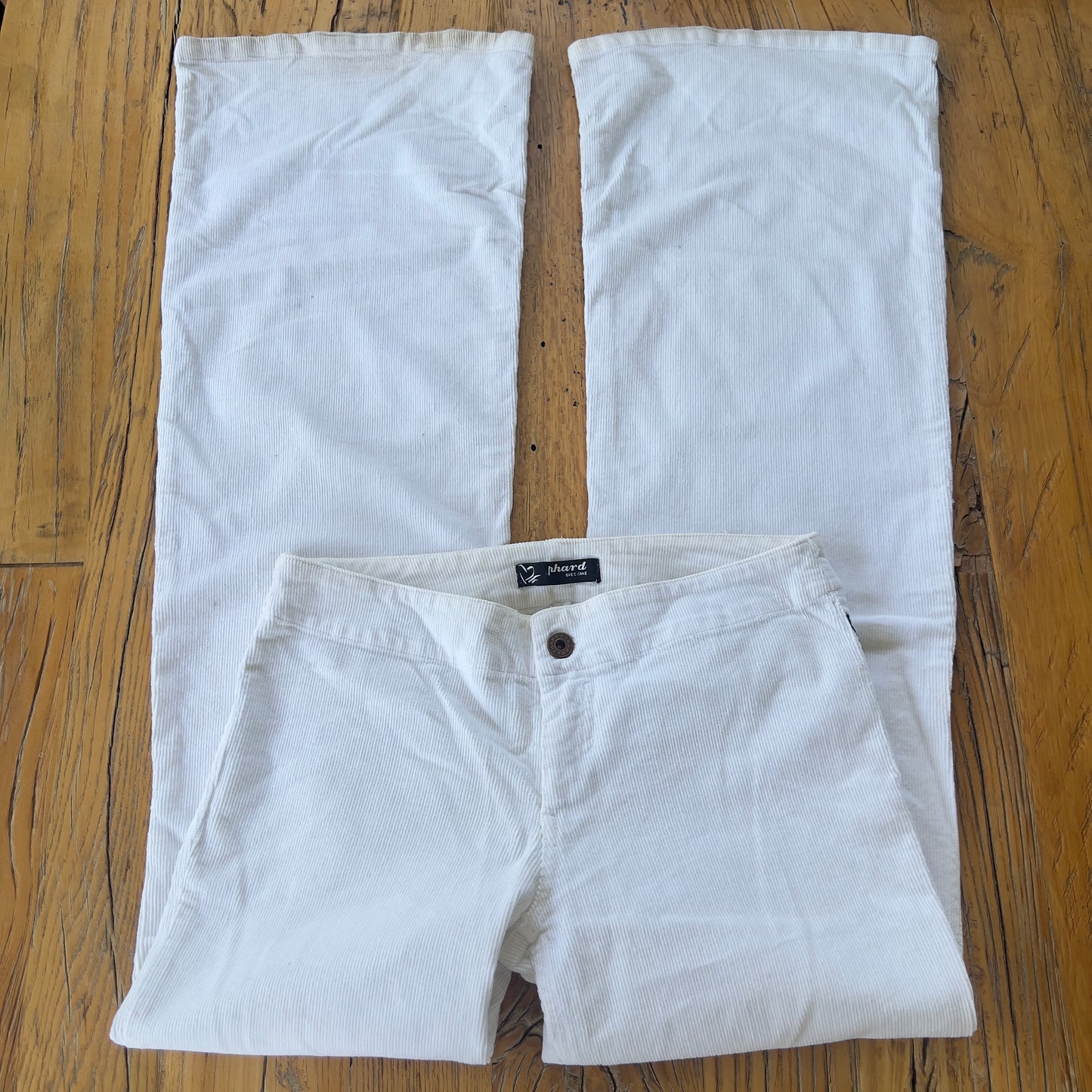 90s white corduroy jeans