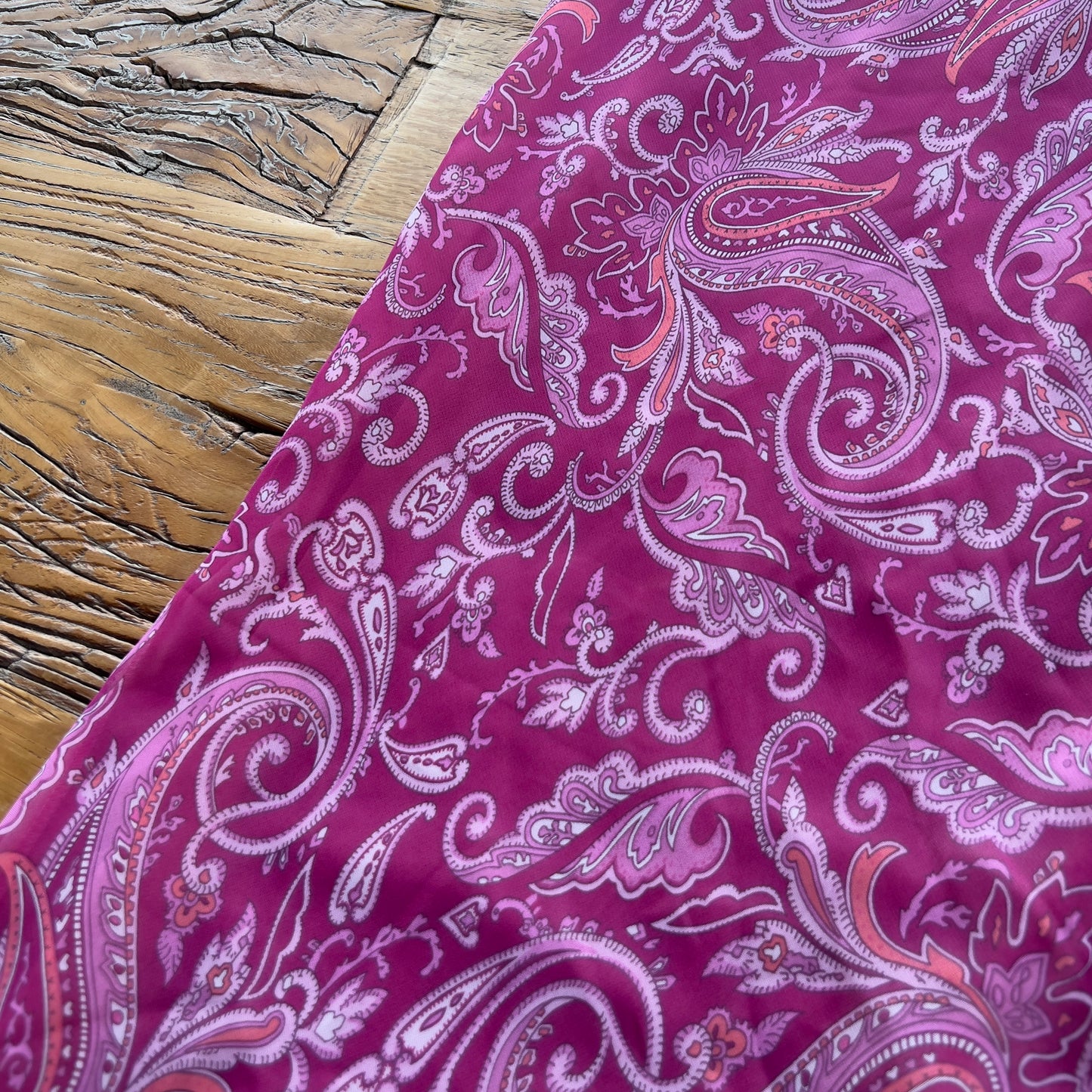 paisley midi skirt
