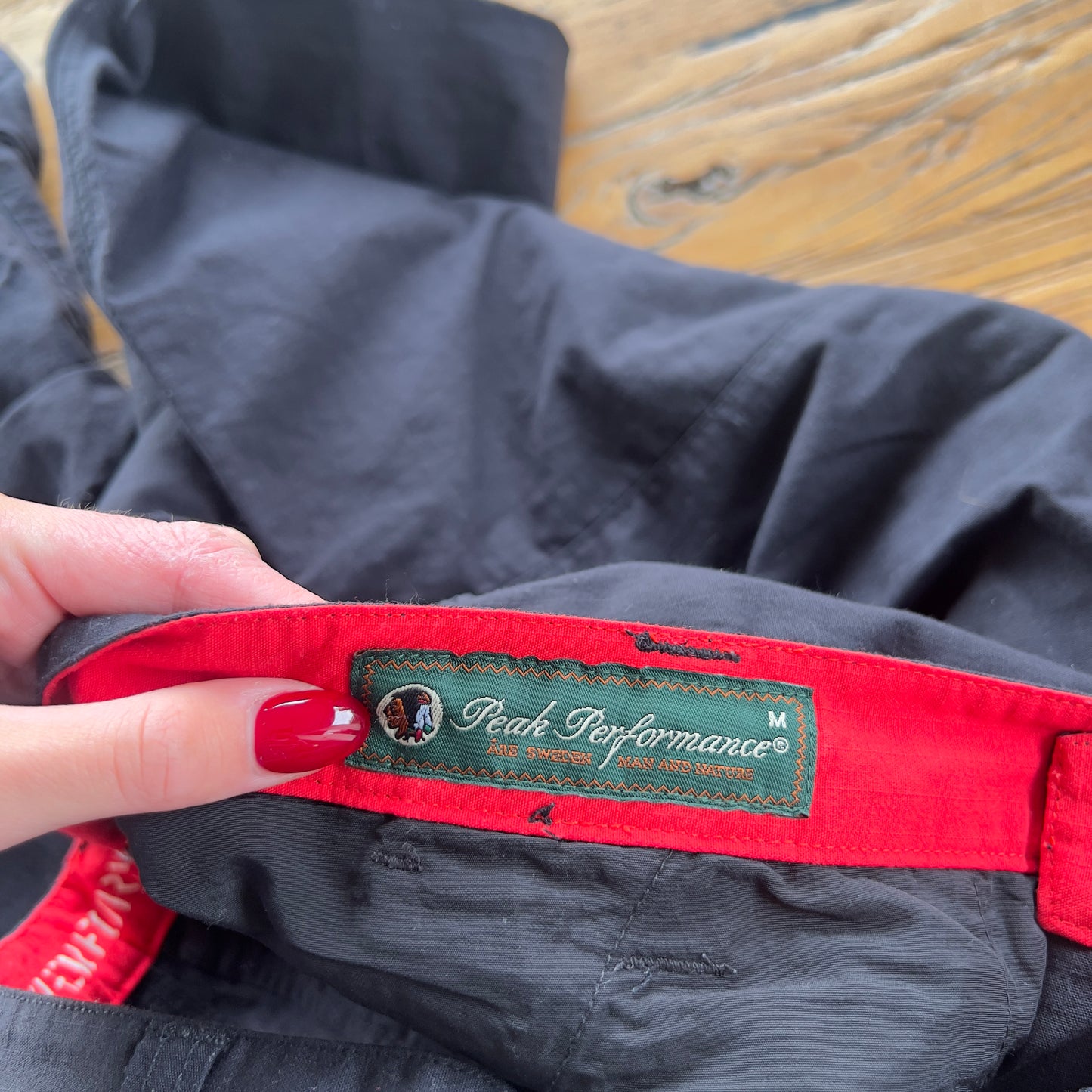 black baggy cargo pants