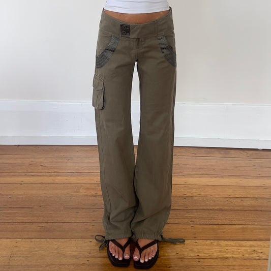 khaki cargo style pants