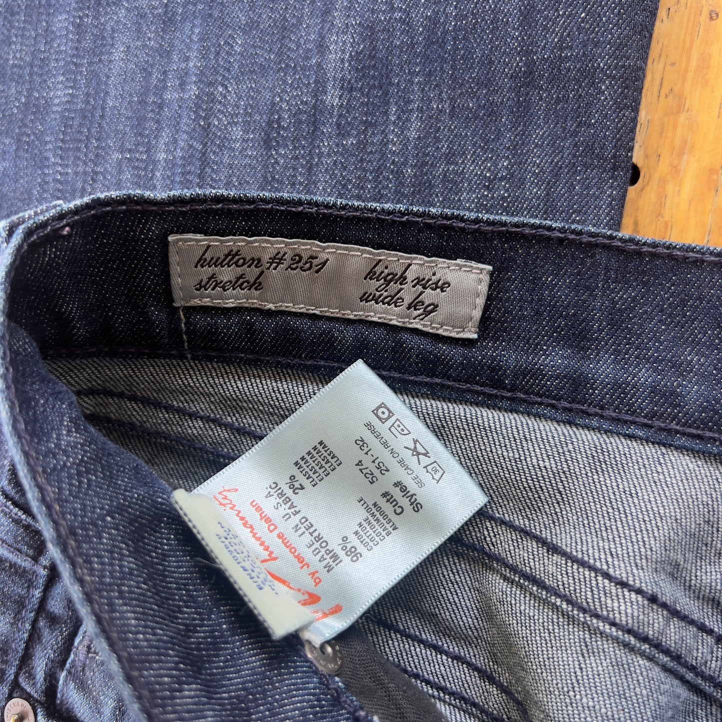 dark denim flare jeans