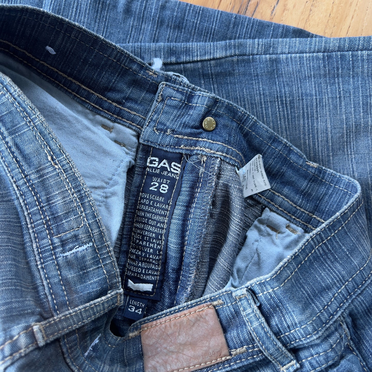 deadstock GAS jeans