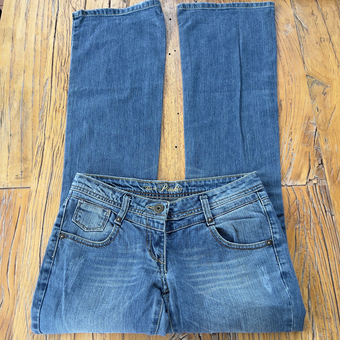 y2k low rise bootcut jeans