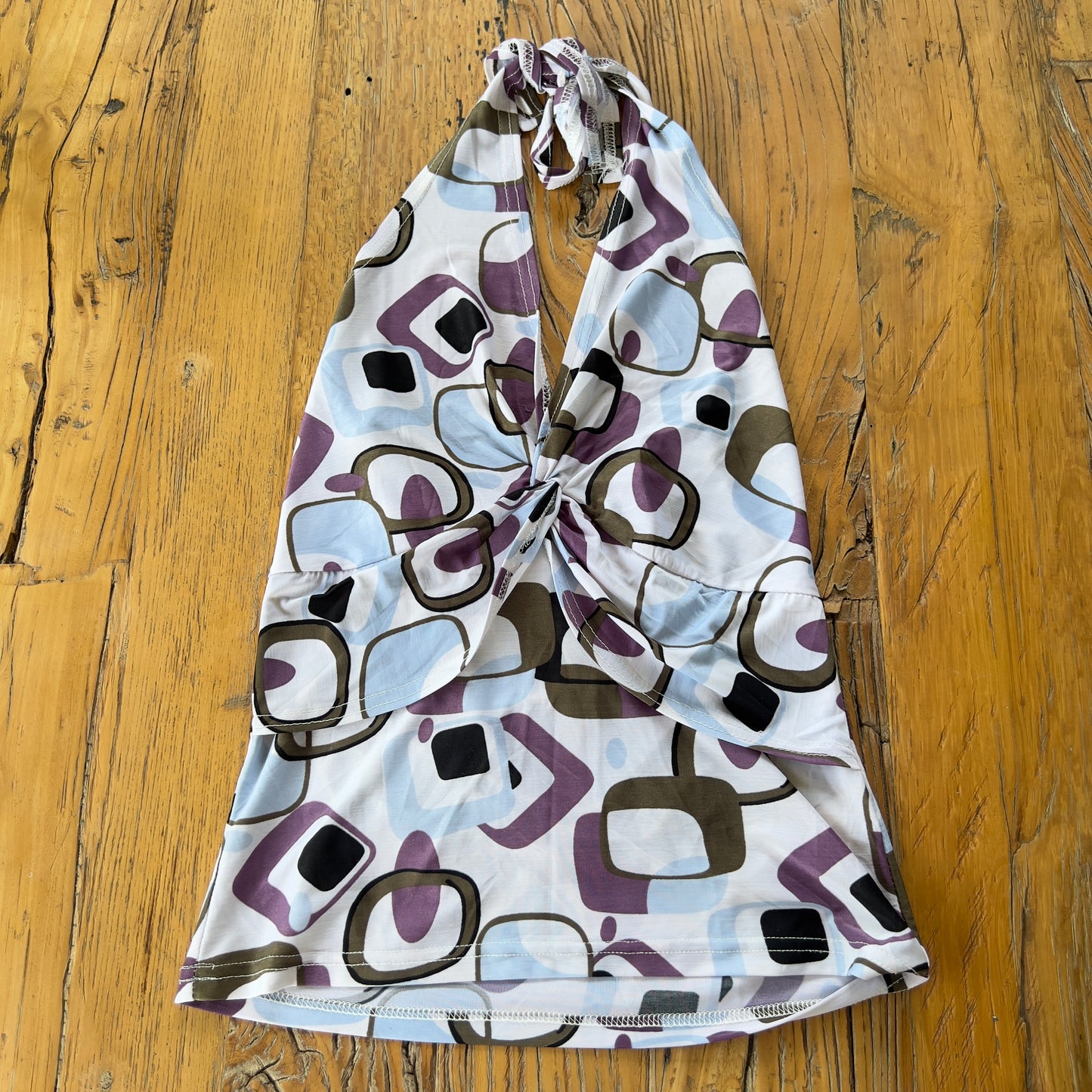 90s graphic halter top