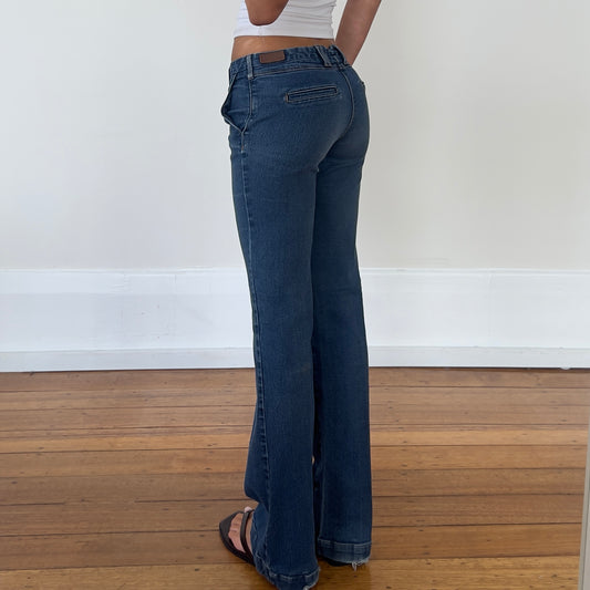 low rise bootcut jeans