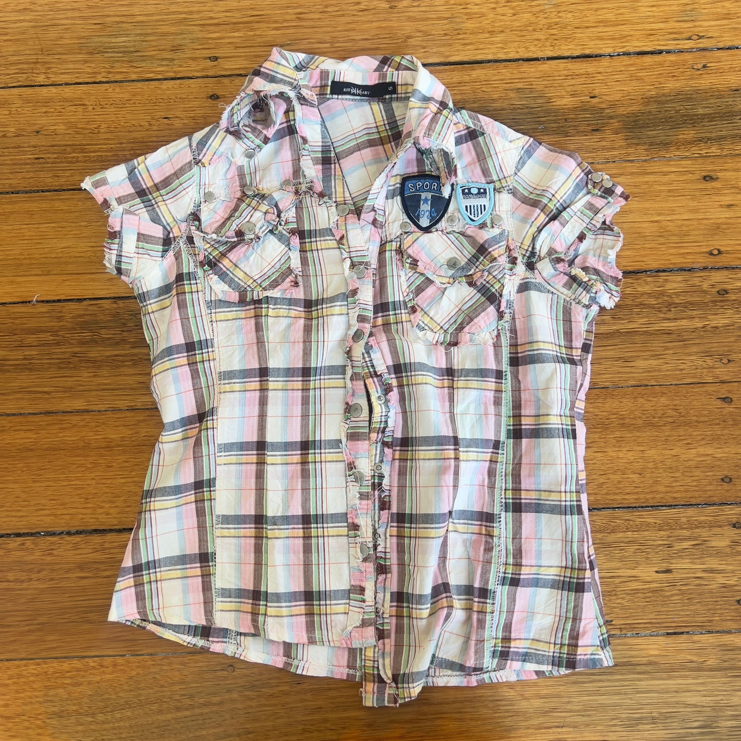 plaid button up shirt