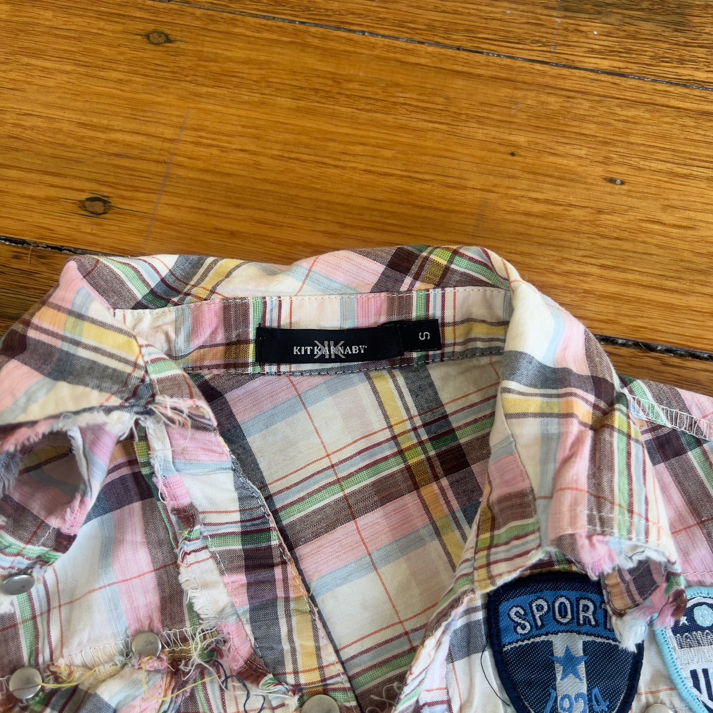 plaid button up shirt