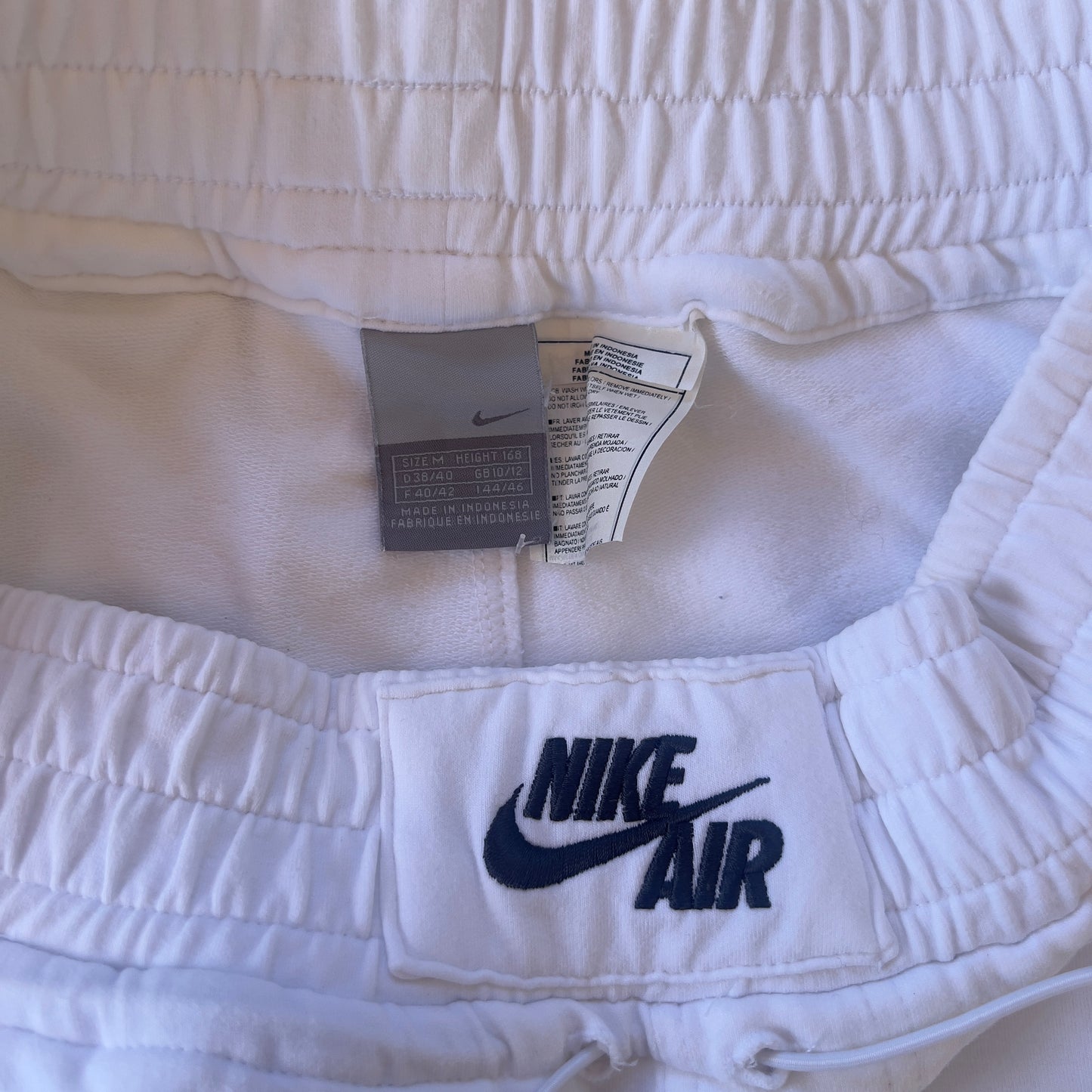 white Nike sweatpants