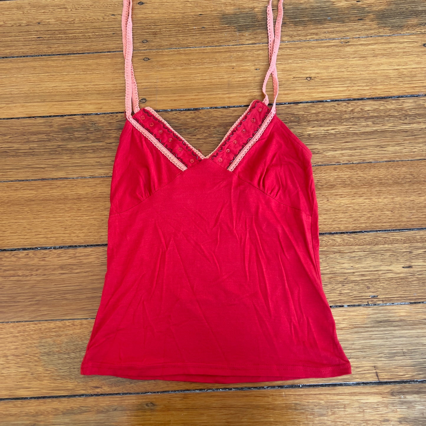 red halter top