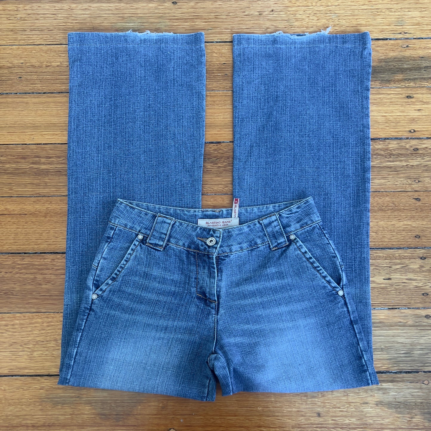 wide leg denim jeans