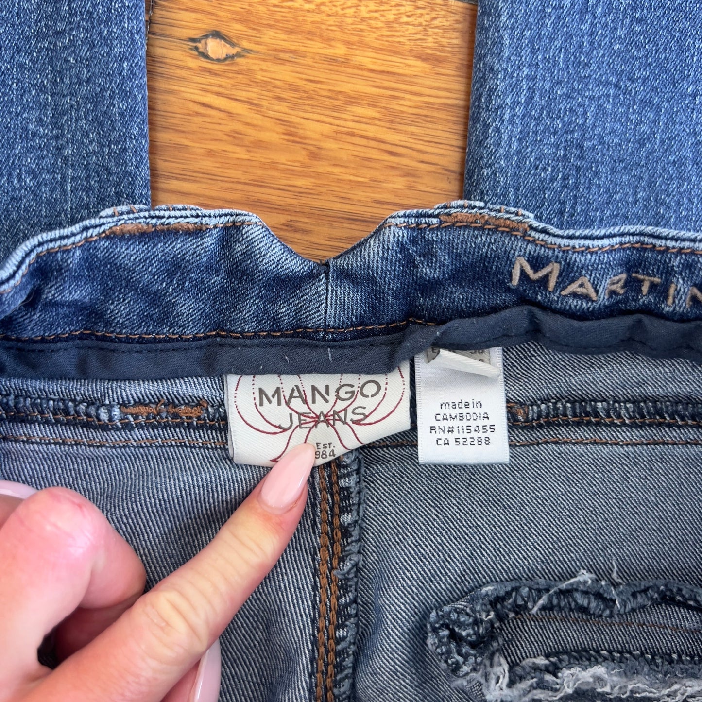 low rise bootcut jeans