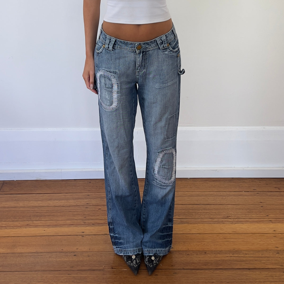 baggy denim jeans