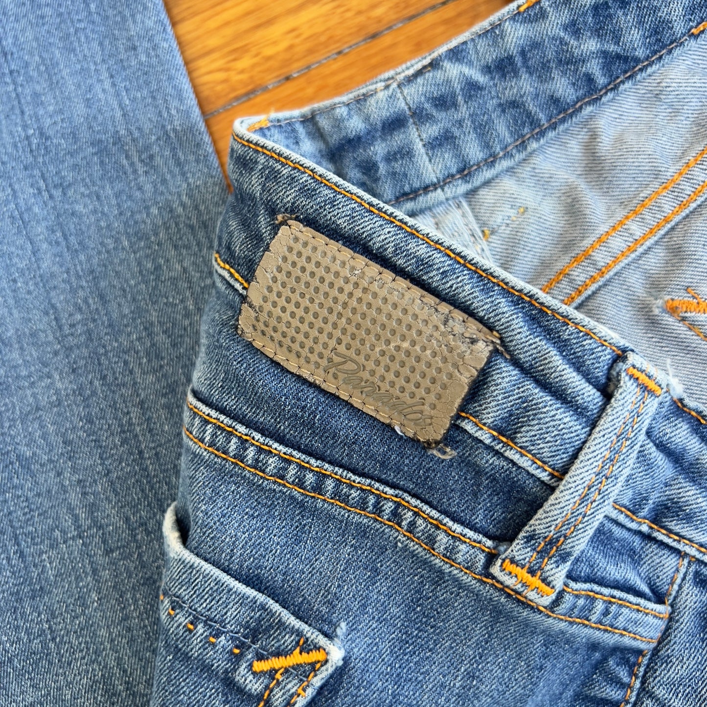 low rise bootcut jeans