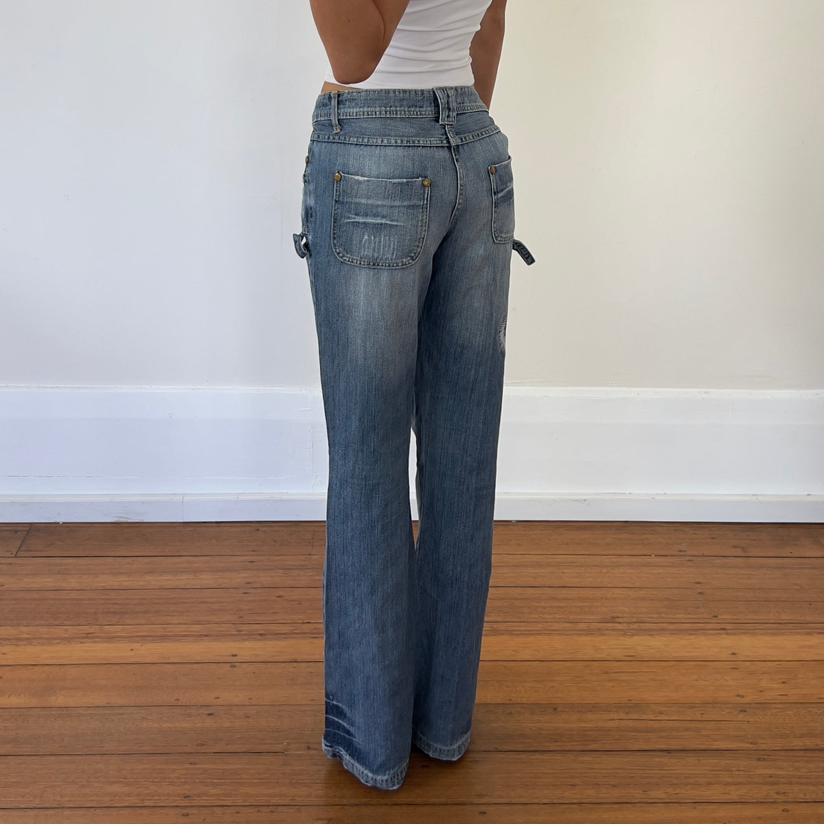 baggy denim jeans