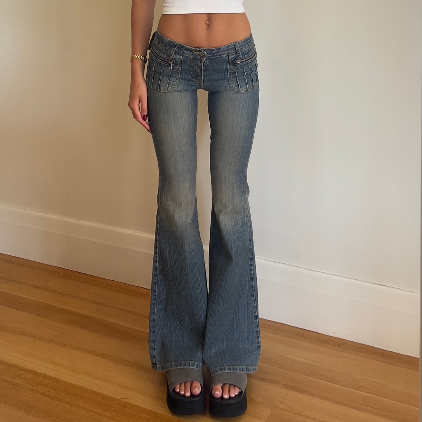 y2k deadstock Face Off jeans