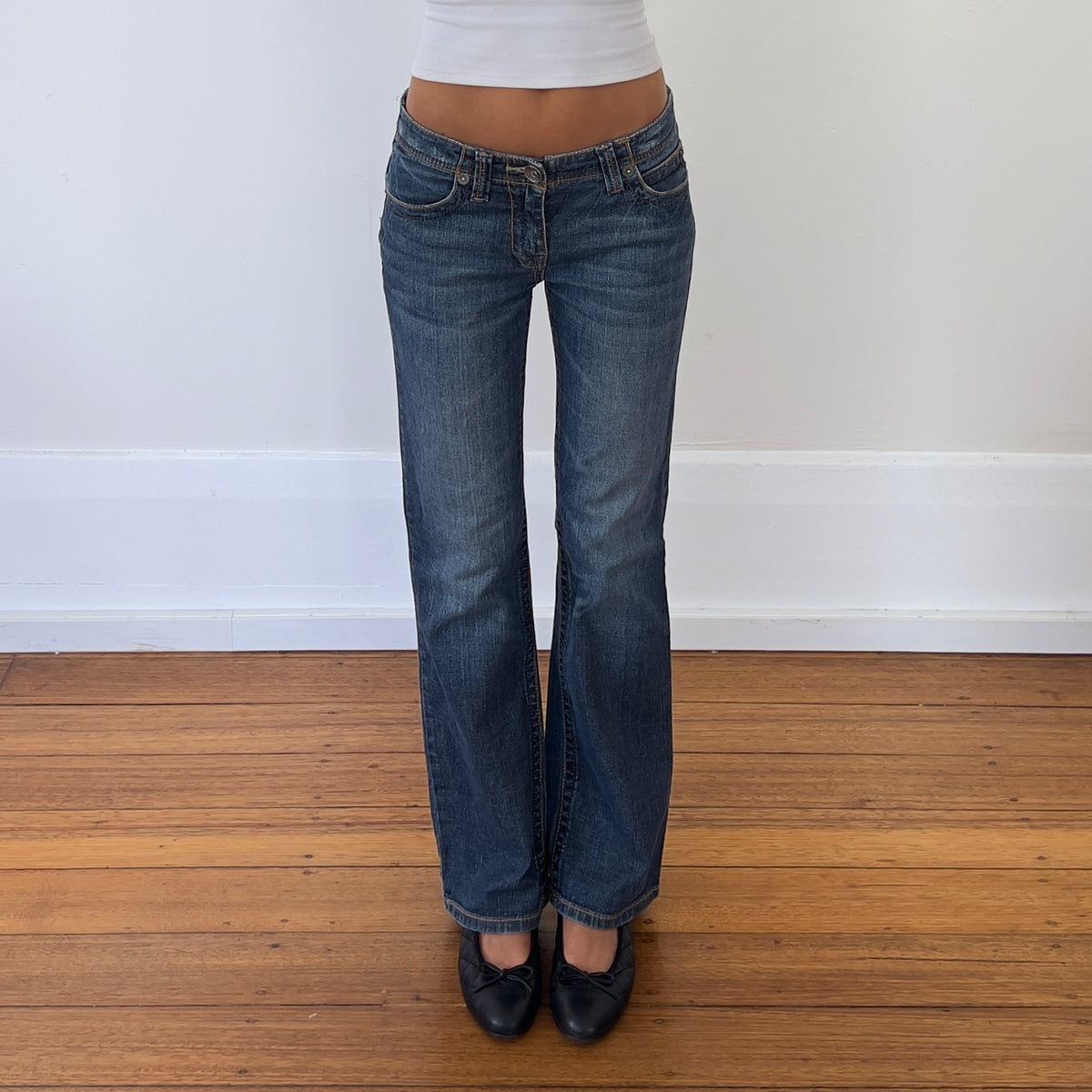 dark wash denim jeans