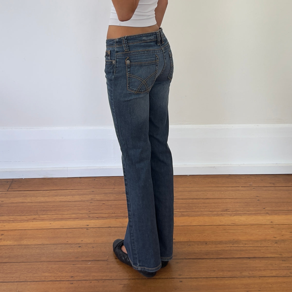dark wash denim jeans