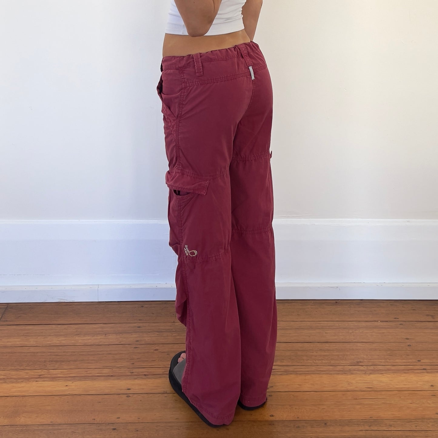 maroon cargo pants