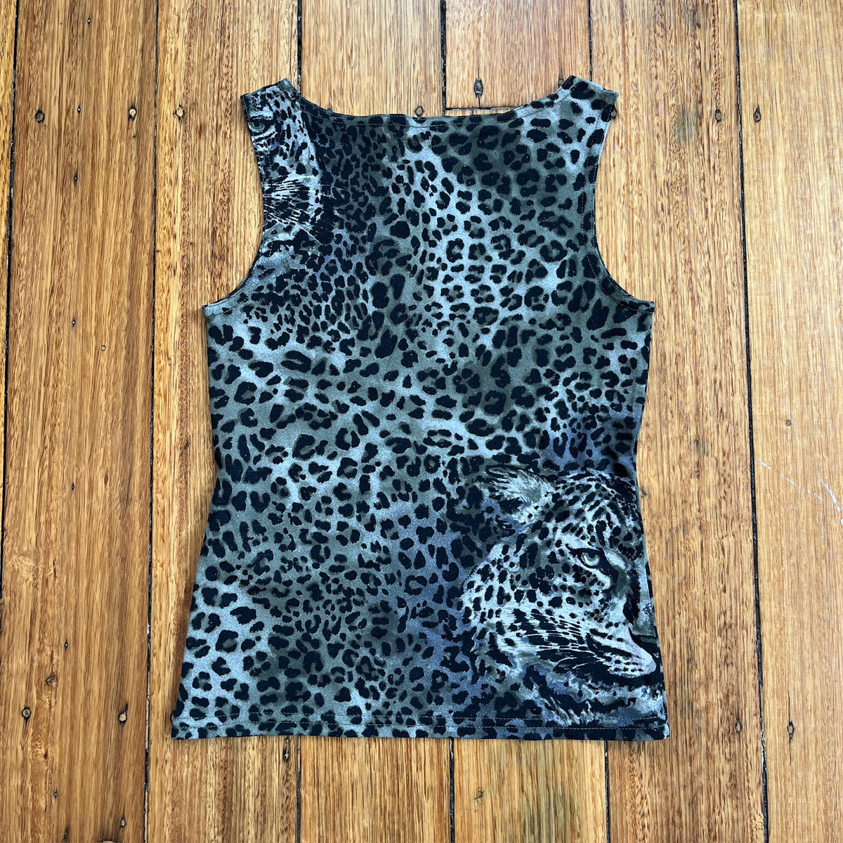 leopard graphic tank
