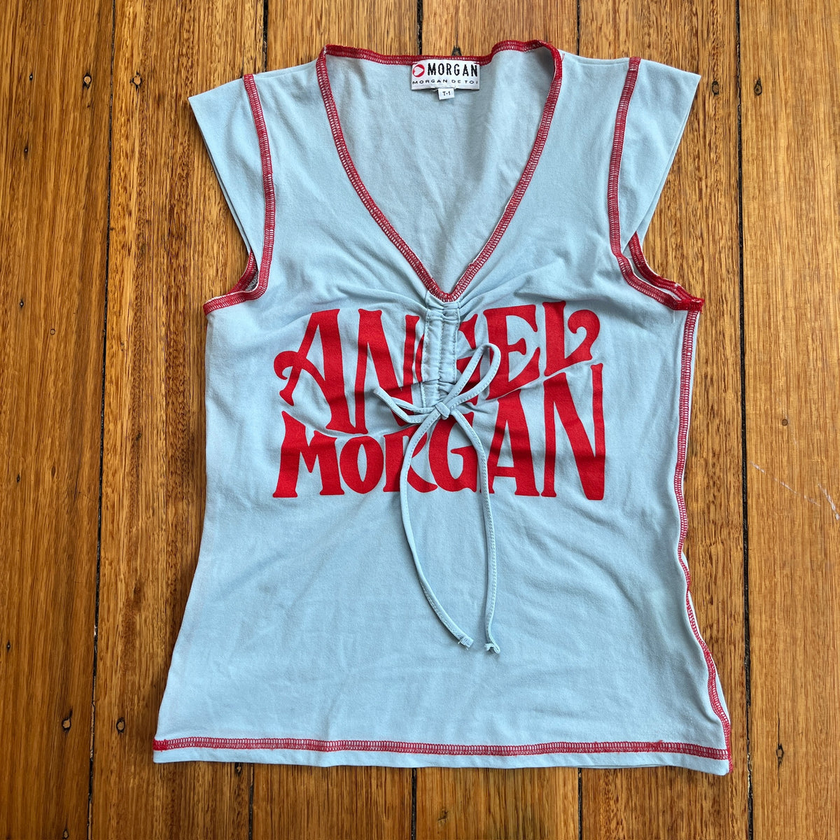 graphic Morgan top