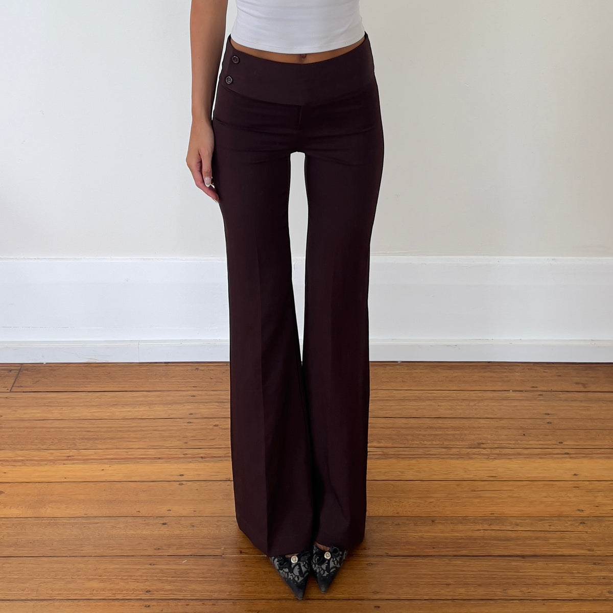 brown trousers