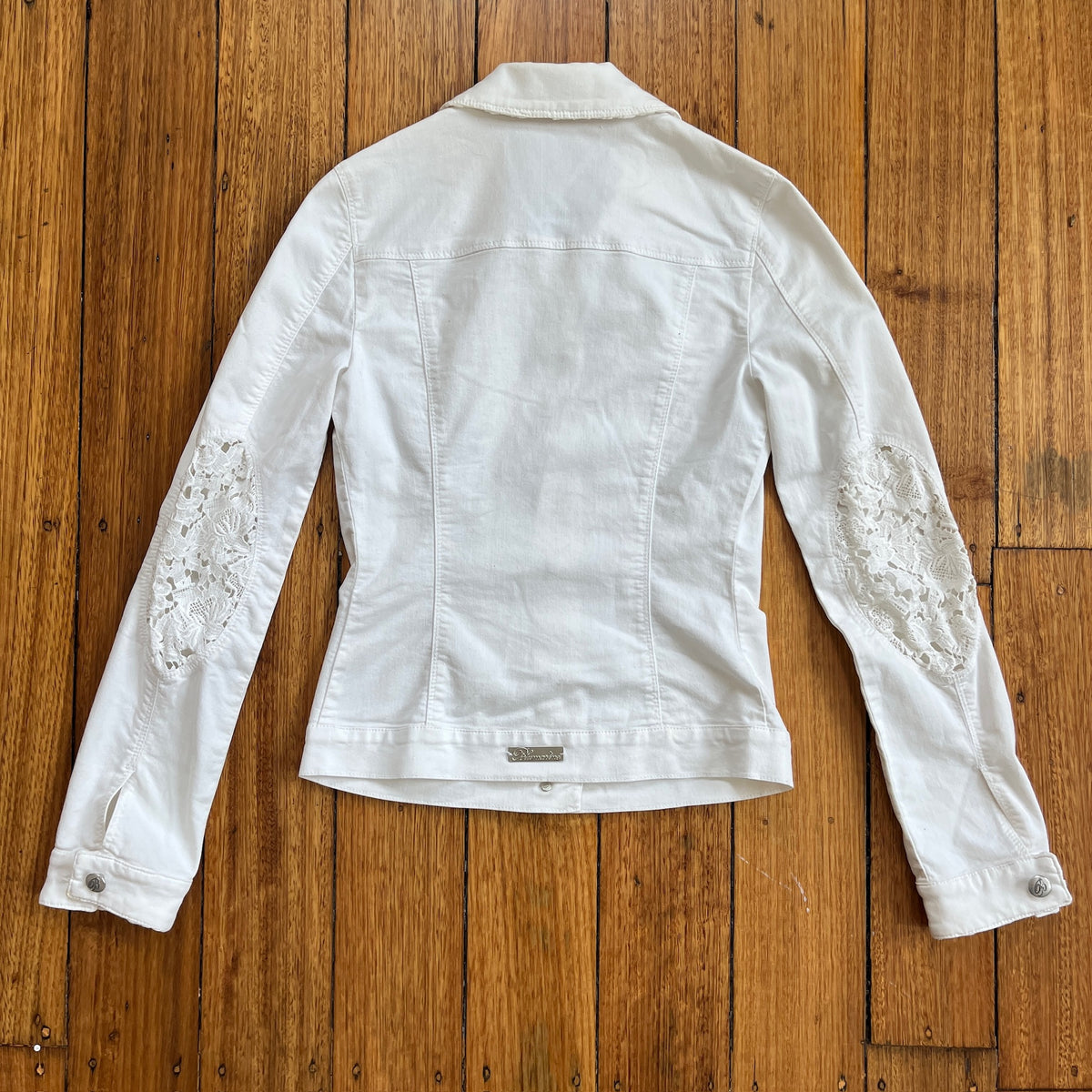 white button up jacket