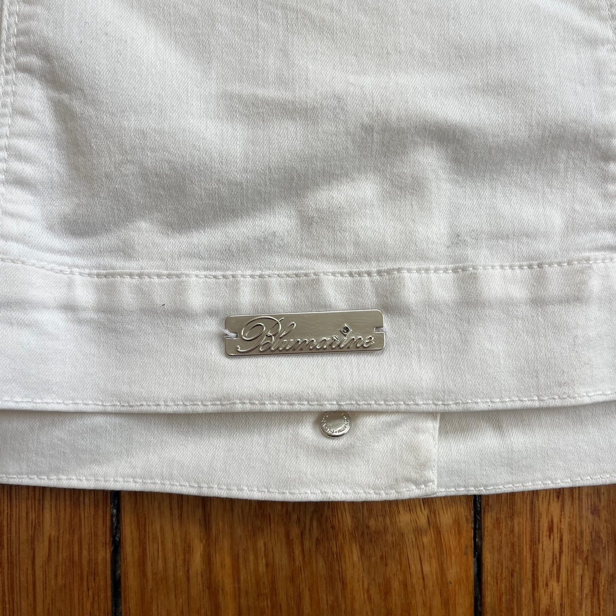 white button up jacket