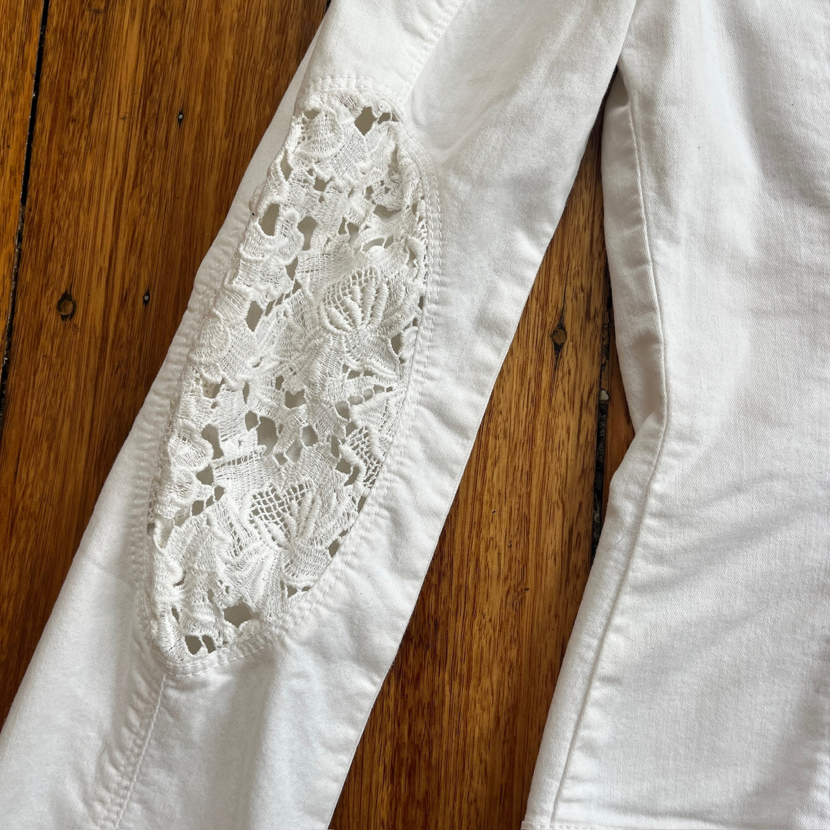 white button up jacket