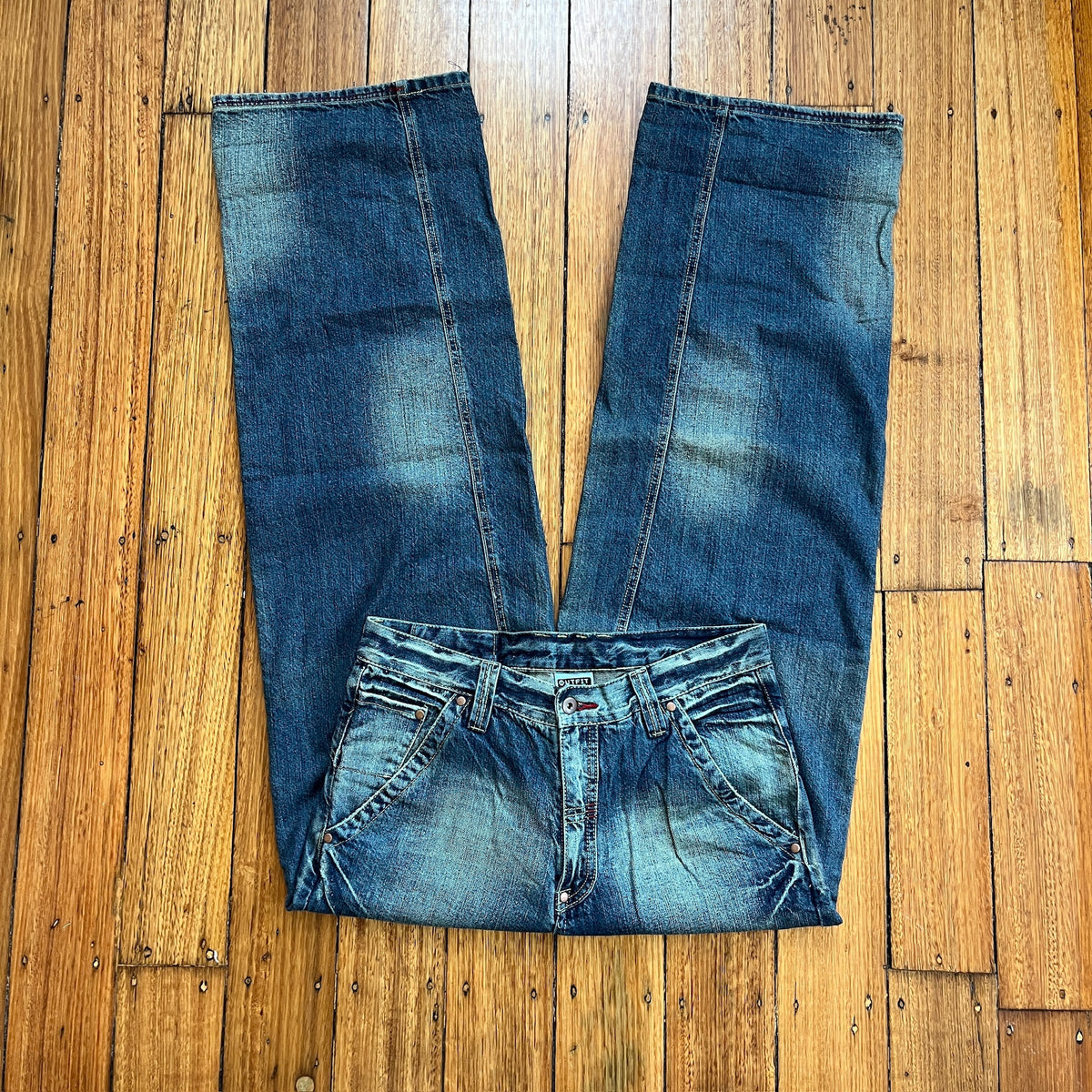 baggy barrel denim jeans