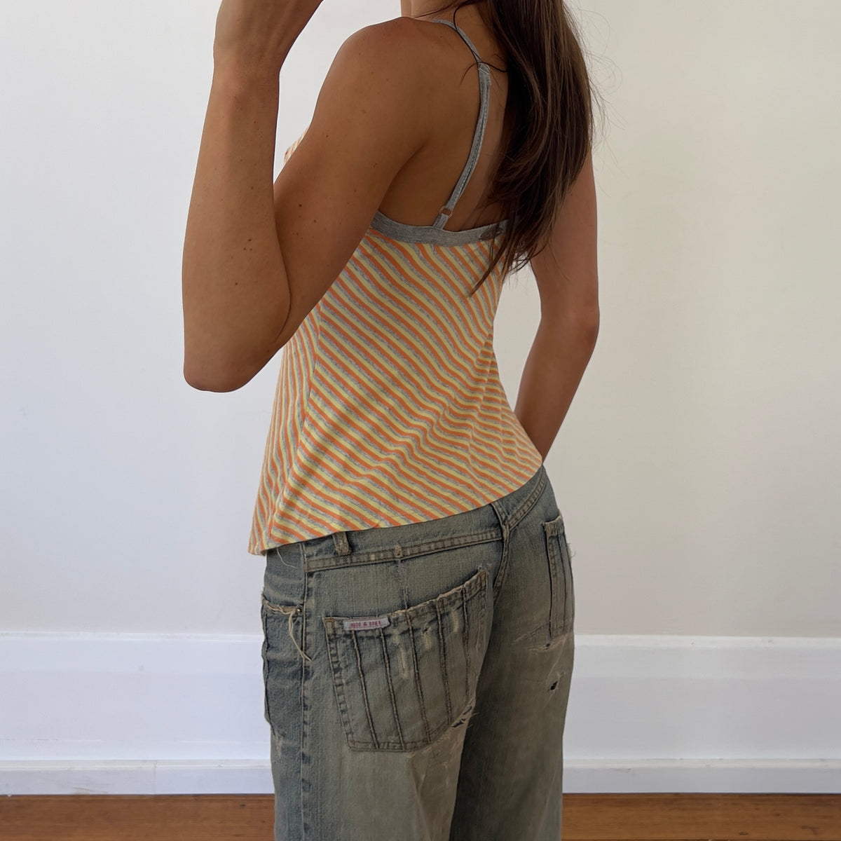 stripe cami