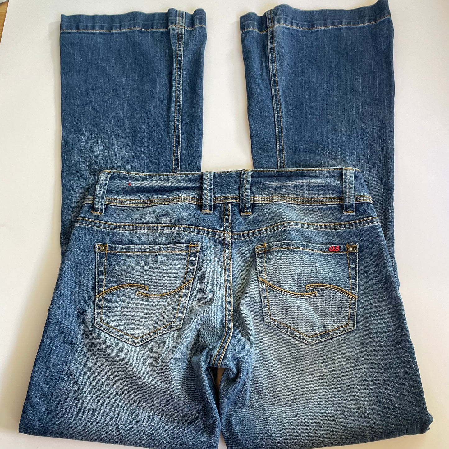 low rise wide leg jeans