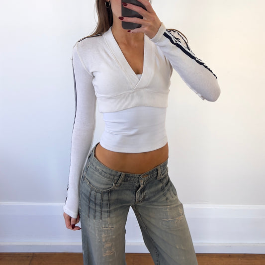 cropped long sleeve
