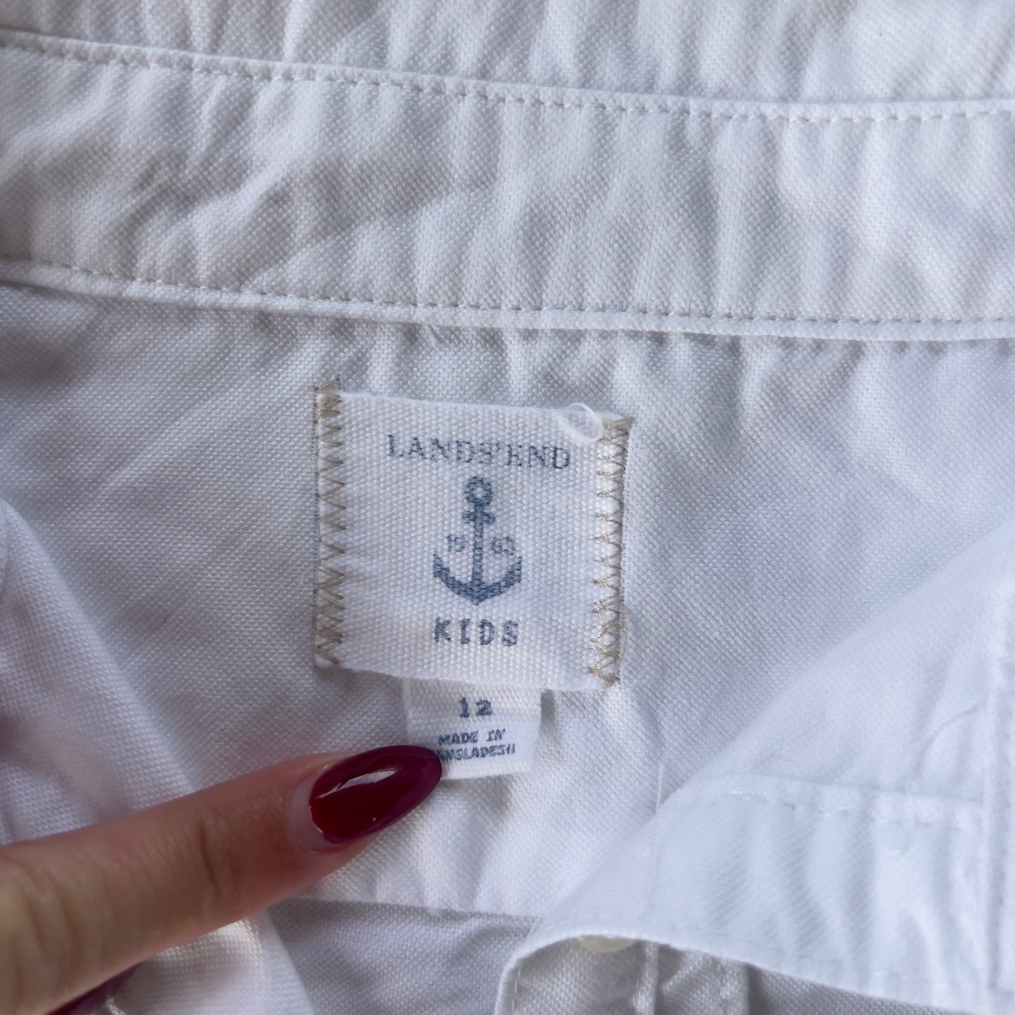 white reworked ruched shirt