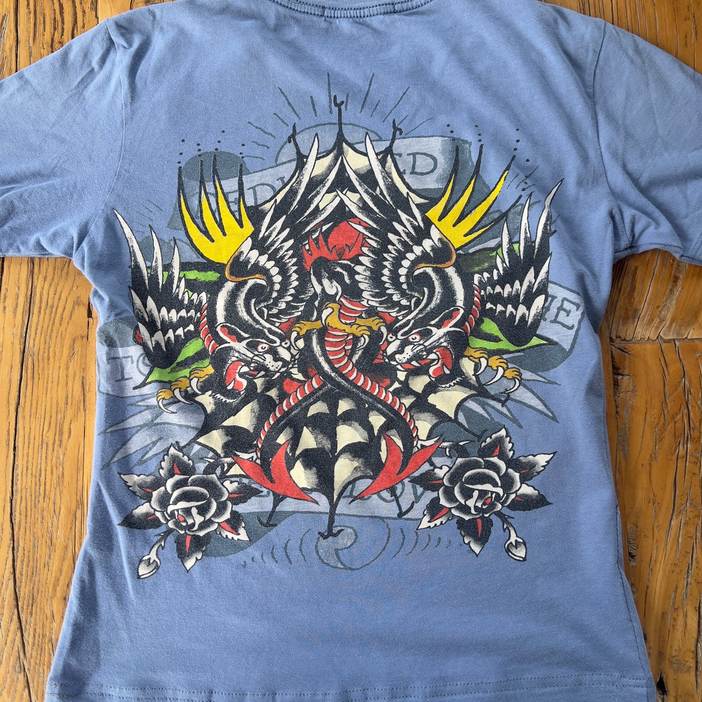 y2k graphic Ed Hardy t-shirt