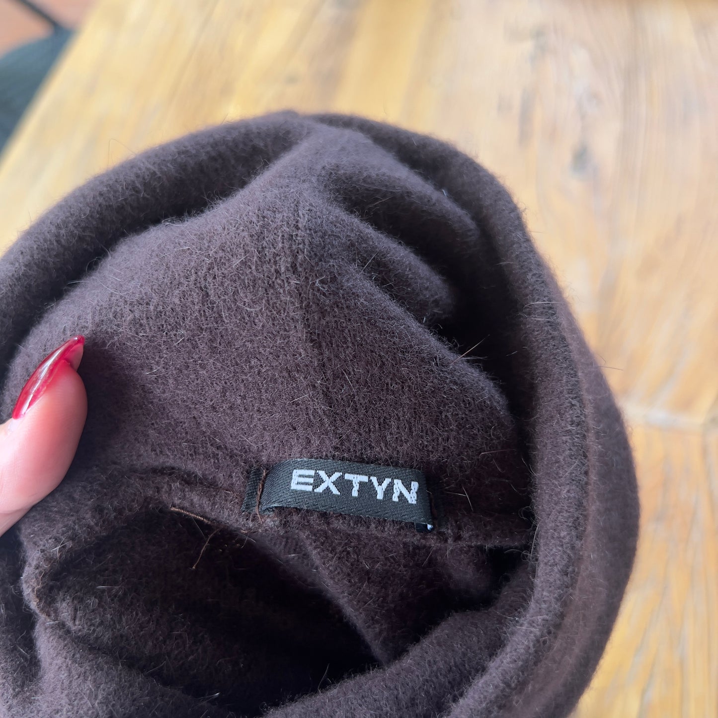 Italy made brown wool sweater