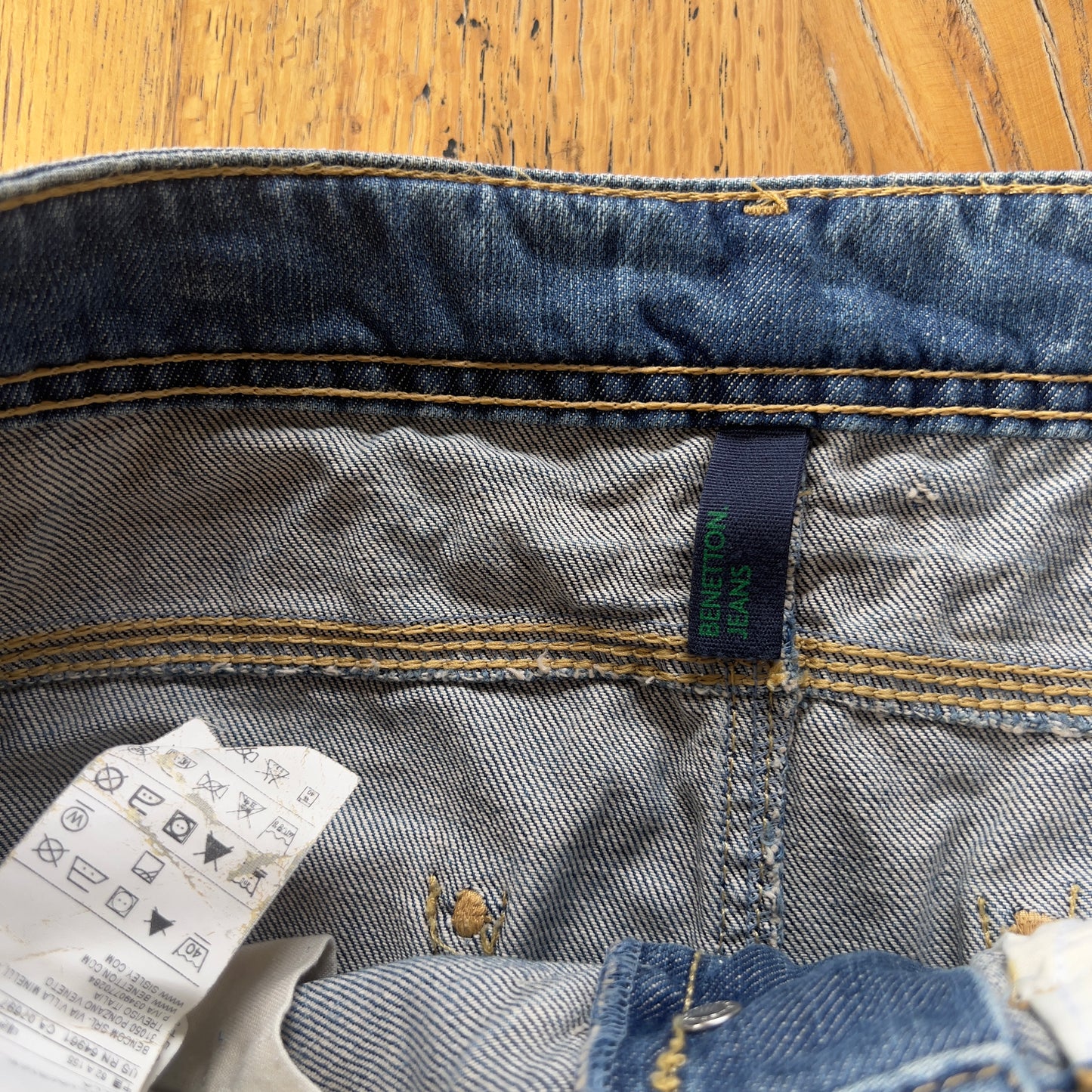 y2k low rise denim mini skirt