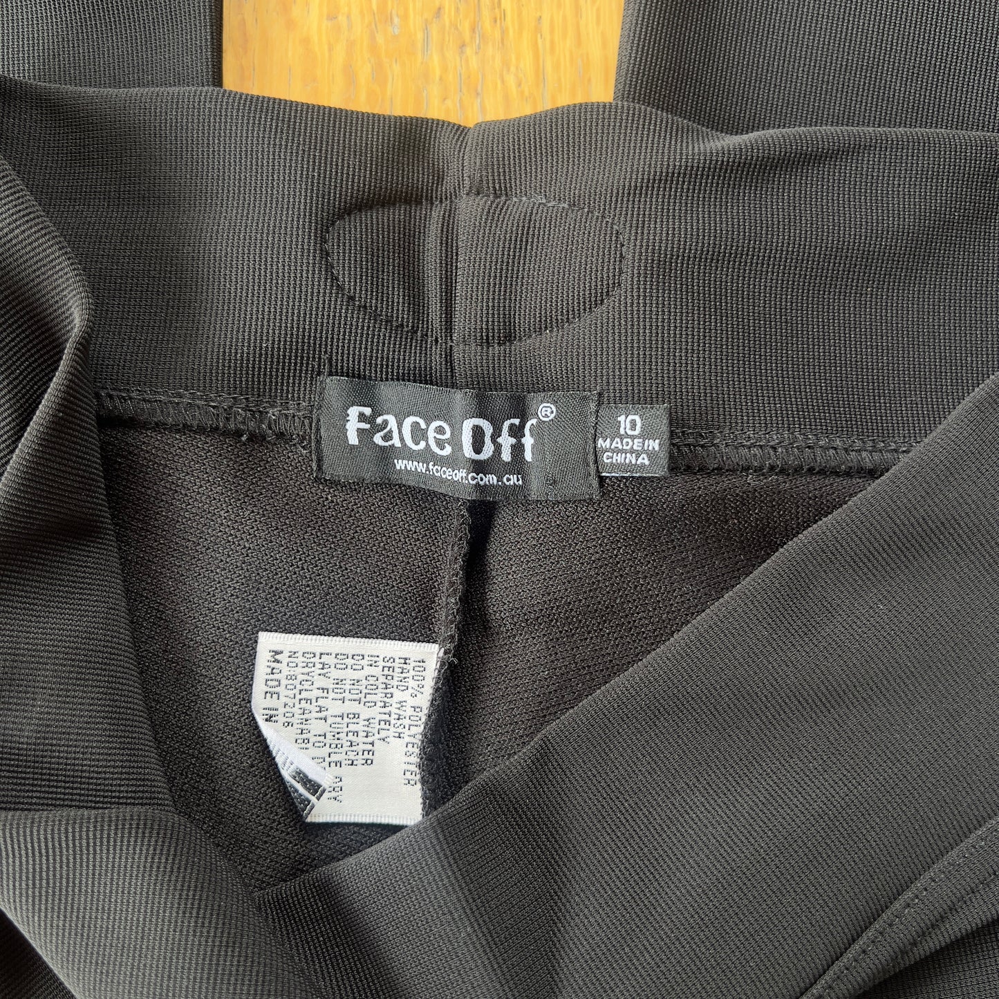 deadstock Face Off black flared pants