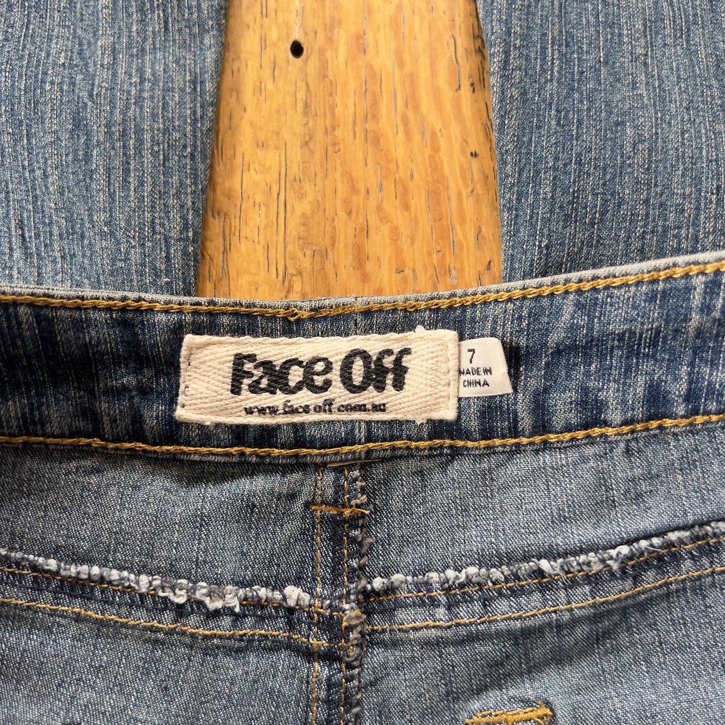 y2k deadstock Face Off jeans