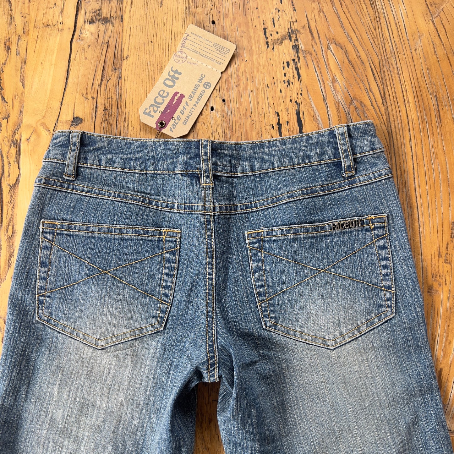 y2k deadstock Face Off jeans