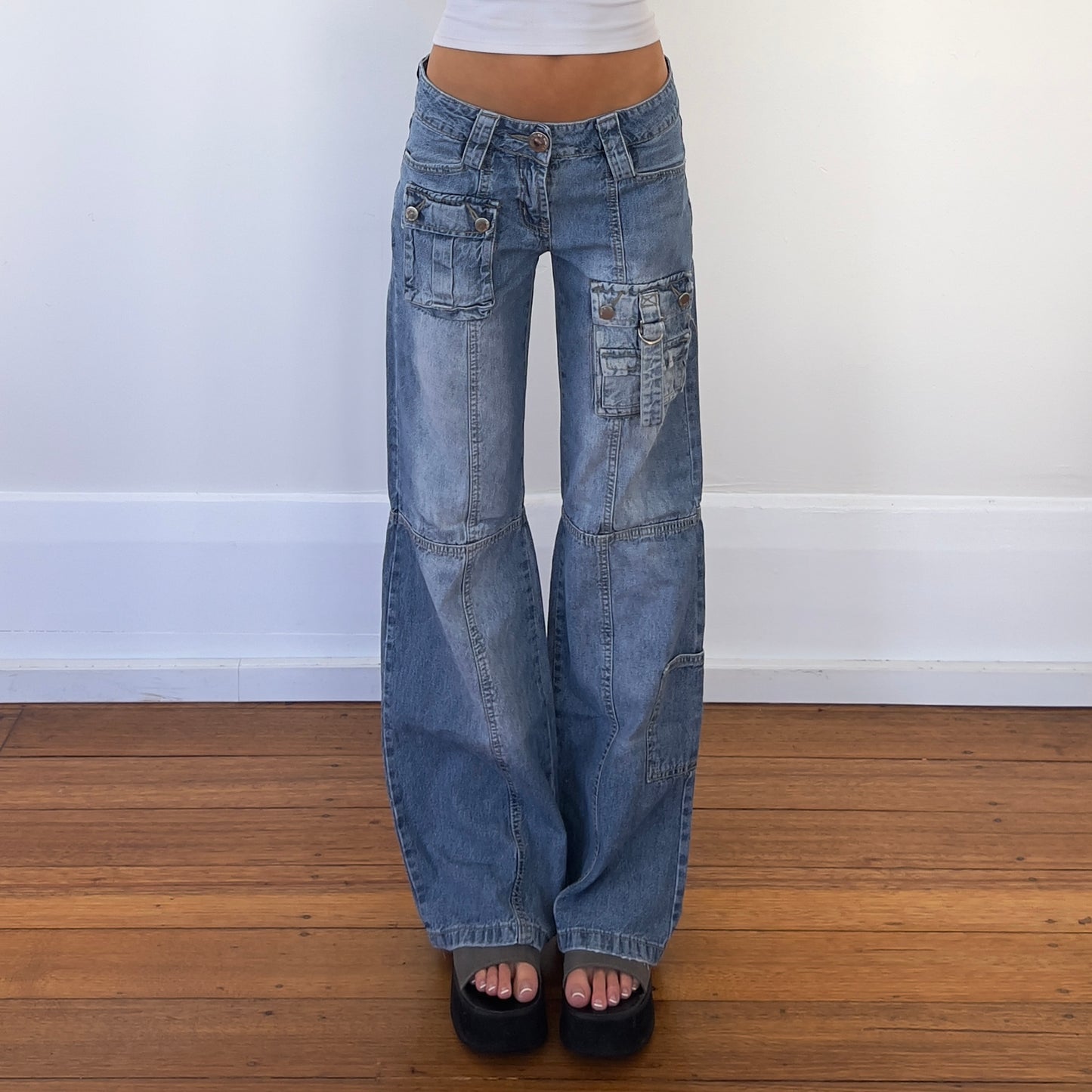 cargo style jeans