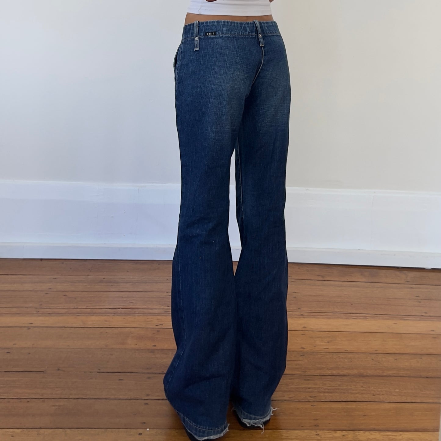 wide leg denim jeans