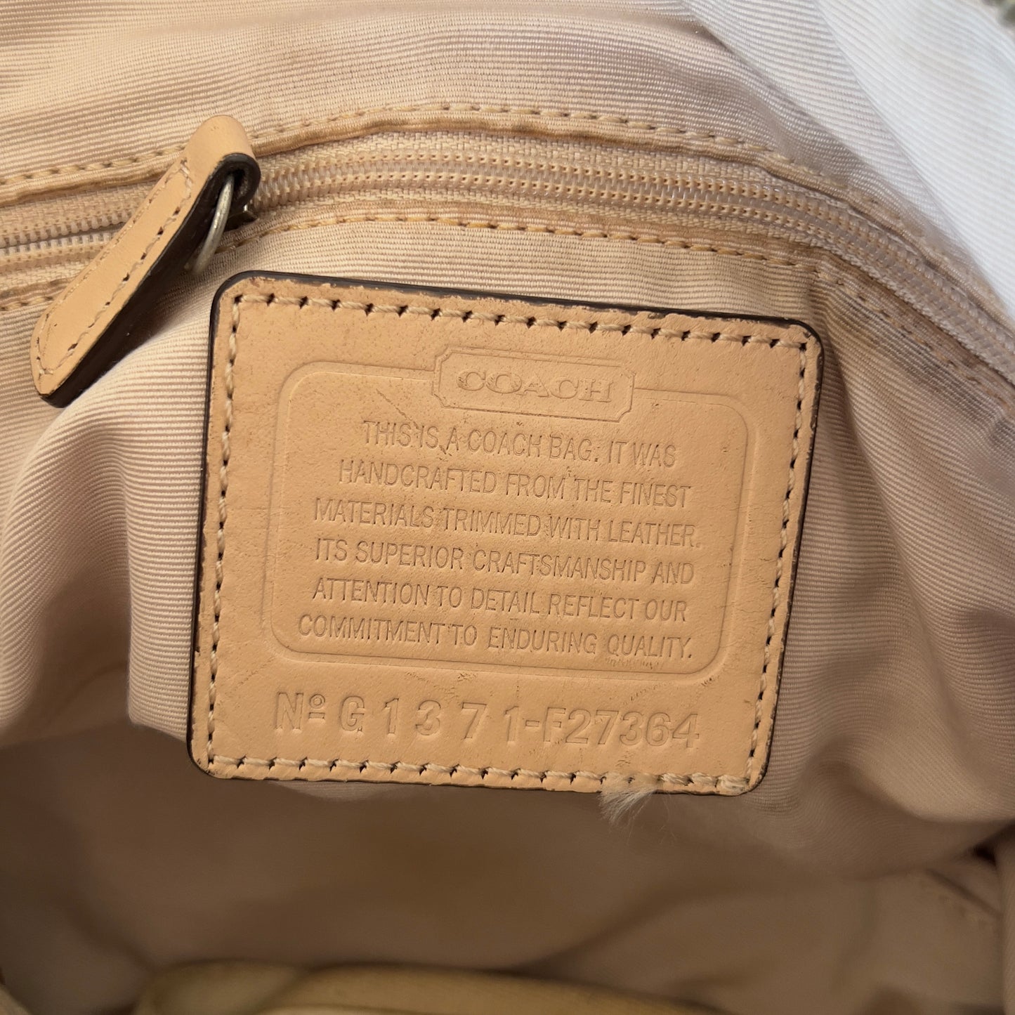 python singnature coach bag