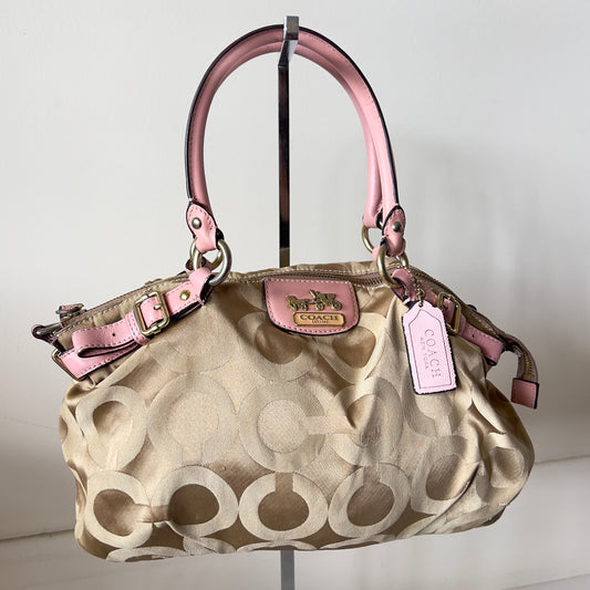 pink Coach Madison bag
