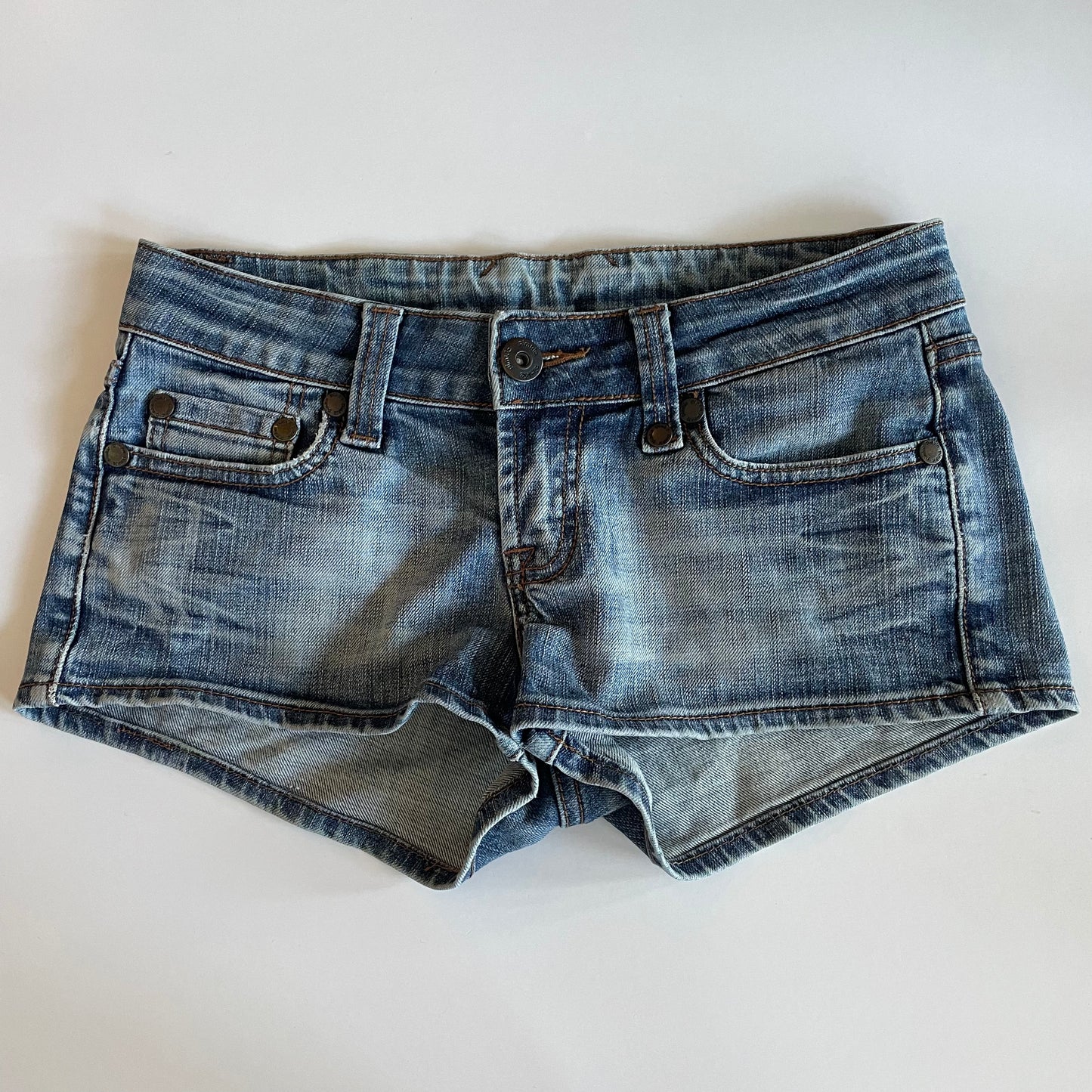 y2k denim mini shorts