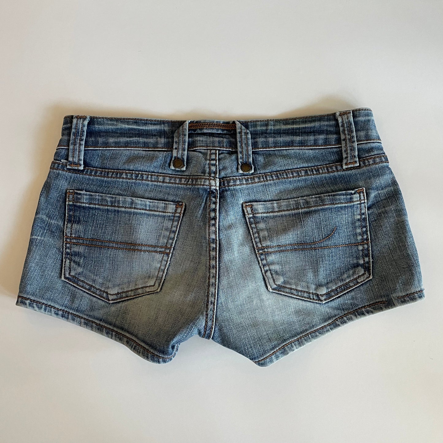 y2k denim mini shorts