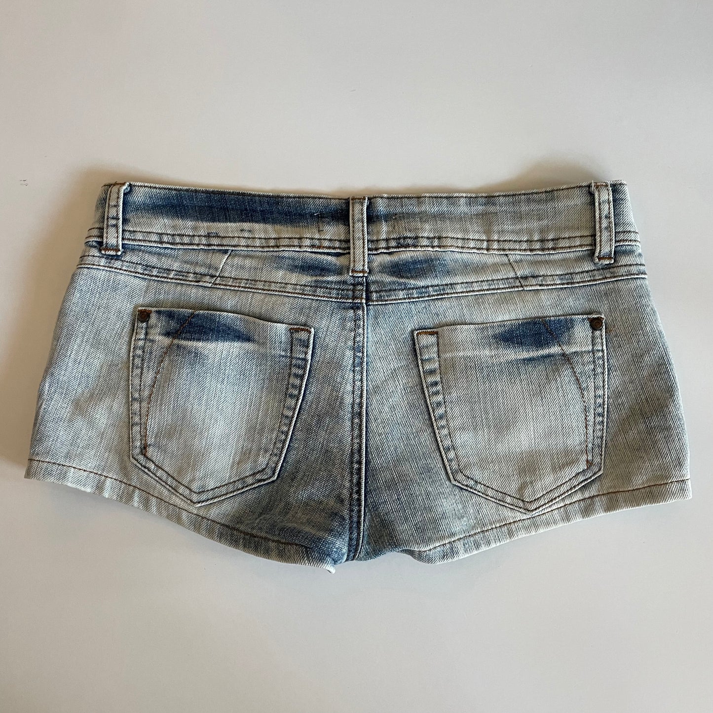 y2k denim mini shorts