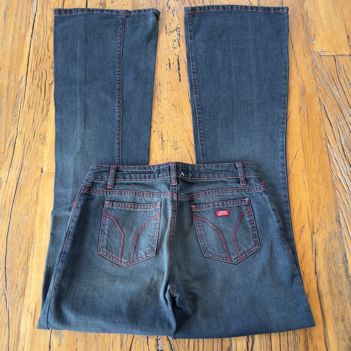 dark wash flared Miss Sixty jeans