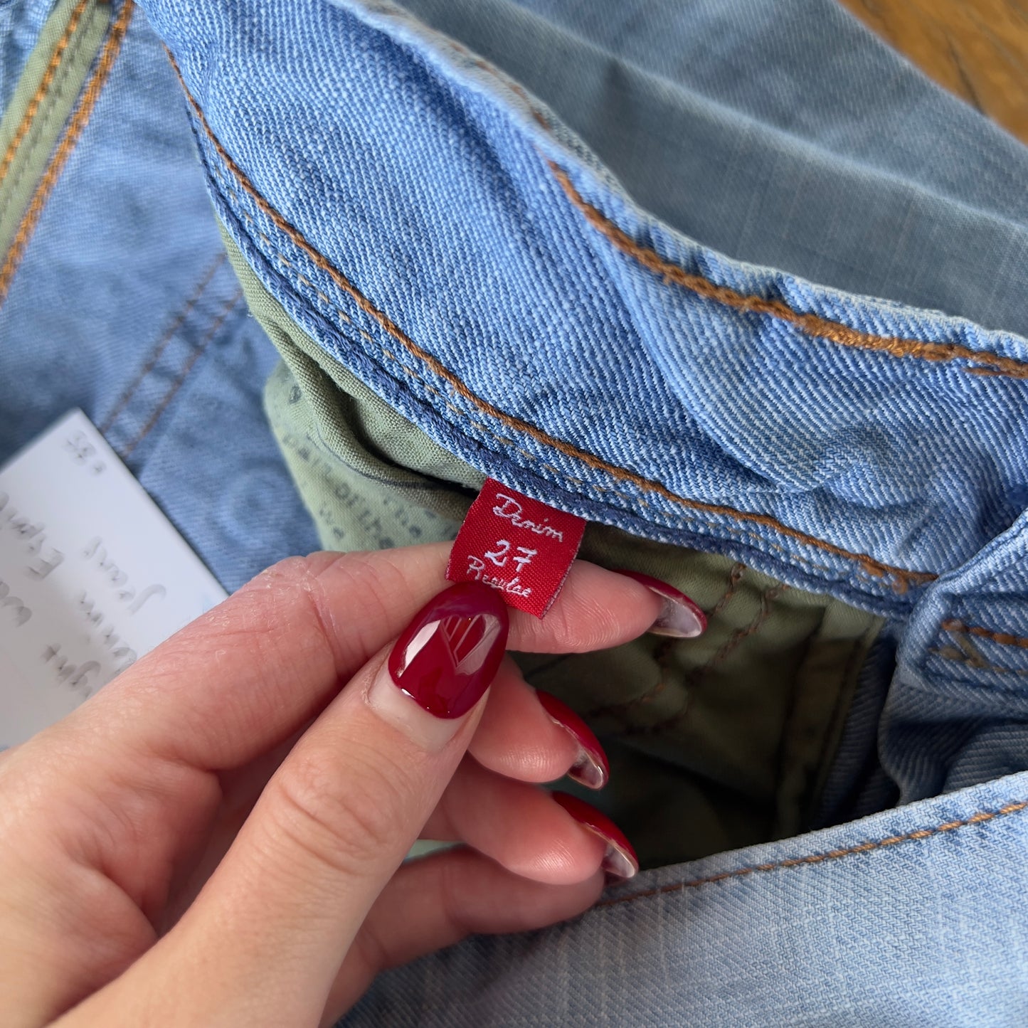low rise Esprit jeans