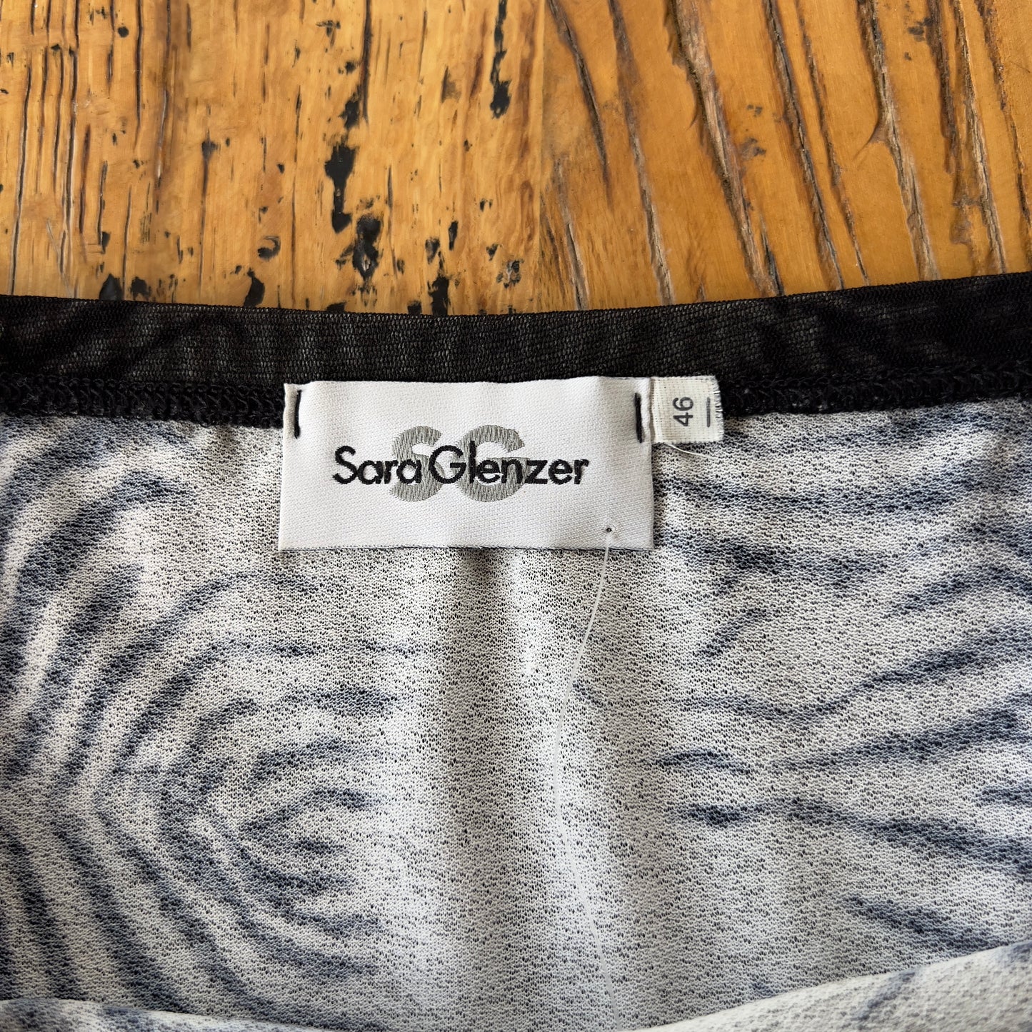 tiger print midi skirt
